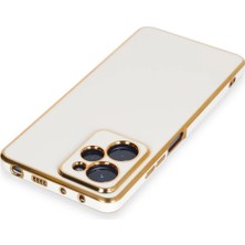 Olinea Newface Poco X5 5g Kılıf Volet Silikon - Beyaz