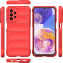 Olinea Newface Galaxy A23 4g Kılıf Optimum Silikon - Kırmızı