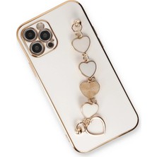 Olinea Newface Iphone 12 Kılıf Esila Silikon - Beyaz