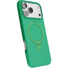 Starseven Newface Iphone 17 Magsafe Standlı Kapak - Yeşil