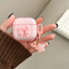 Dmay Airpods 4. Nesil (2024) Uyumlu Silikon Sevimli Figürlü Kılıf