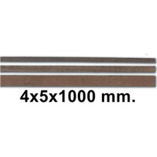 Constructo 80110 Ahşap Çıta- Ivory AYOUS-4X5X1000 Mm.-10 Adet