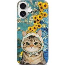 Lelia iPhone 16 Uyumlu Baskılı Şeffaf Telefon Kılıfı | Koleksiyon: Cute Animals