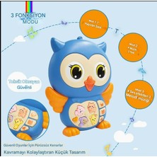 Efe Avm Baykuş Eğitici Bebek Piyanosu - Mavi (Lisinya)