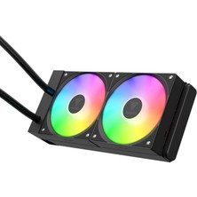 Kaia Life Gamdıas Chıone E4-240, 240MM, Argb, 2 Fanlı, Dijital Ekran, Cpu Sıvı Soğutma