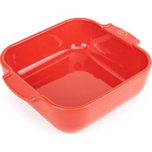 Peugeot Appolıa Kare Fırın Kabı Kırmızı 21 cm