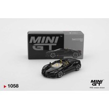 Mini Gt 1058 1/64 Bugatti W16 Mistral Black