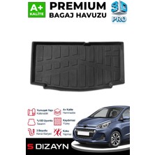 Universal S-Dizayn Hyundai I10 3D Pro Bagaj Havuzu 2013-2019 A+ Kalite