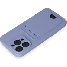 Olinea Newface Iphone 14 Kılıf Kelvin Kartvizitli Silikon - Lila