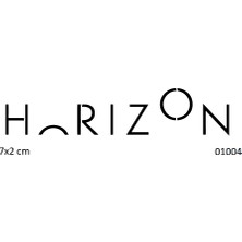 Airbrush Tattoo Horizon Ufuk Yapışkanlı Stencil Süsleme ve Boyama Kalıbı