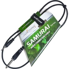 Roxtone Rx K13501 3.5 mm Stereo Erkek / Mono Gitar Erkek 1 Metre Ara Kablo