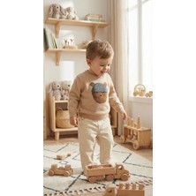 Tuffy Bear Kadife 2 Parça Çocuk Takım