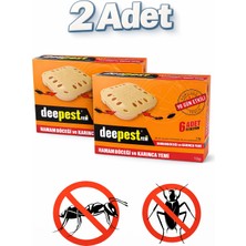 2'li Deepest Hamam Böceği, Kalorifer Böceği ve Karınca Yemi 6'lı Istasyon