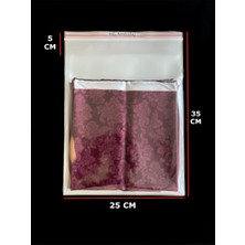 Hg Ambalaj 250 Adet 25X35 cm Bantlı Yapışkanlı Şeffaf Opp Jelatin Poşet ( 25X30*5 Cm)