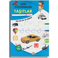 0-6 Yaş Yayınları Çizgi Alıştırmaları Taşıtlar