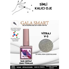 Gala Smart  Yarı Şeffaf Simli Vıtraj Kalıcı Oje 10 ml  Oje Kodu: Vıtraj 3