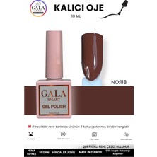 Gala Smart  Kahverengi Kalıcı Oje 10 ml Oje Kodu: 118