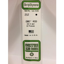 Evergreen 212 2,0*355MM Yuvarlak Cubuk-6 Adet -Beyaz