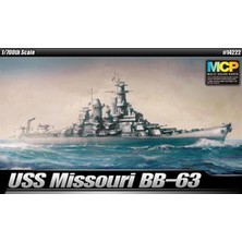 Academy 14223 1/700 Ölçek, Uss Missouri Bb 63 (Modeler's Edition) Savaş Gemisi, Plastik Model Kiti