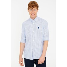 U.S. Polo Assn. Erkek Saks Uzun Kollu Gömlek