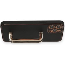 Starseven Newface Iphone 12 Kılıf Coco Elit Kapak - Siyah