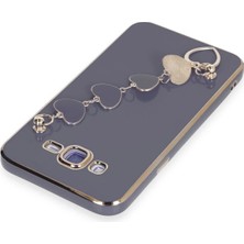 Olinea Newface Galaxy J7 Kılıf Esila Silikon - Gri