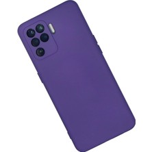 Starseven Newface Reno 5 Lite Kılıf Nano Içi Kadife Silikon - Mor