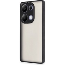Olinea Newface Redmi Note 13 4g Kılıf Montreal Silikon Kapak - Siyah