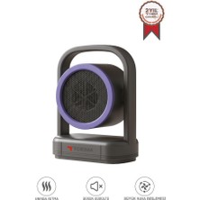 Mini Isıtıcı Fan Taşınabilir Sessiz Hızlı Isıtma 500W Kompakt Isıtıcı Torima HT100 Siyah
