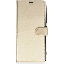 Olinea Newface Y27 Kılıf S Kapaklı Kılıf - Gold