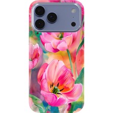Lelia iPhone 17 Pro Uyumlu Baskılı Şeffaf Telefon Kılıfı | Koleksiyon: Pastelbloom Soft Series