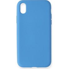 Egecen iPhone Xr Kılıf Nano Içi Kadife Silikon - MAVI-(5796) - VOANFD6681-7655