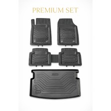 Black Gold Ford Focus 3 2010-2015 3D Havuzlu Oto Paspas ve Bagaj Havuzu Seti Titan