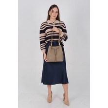 Silver & Polo SP1241 Kadın Omuz Çantası  Vizon