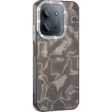 Adige Xiaomi Redmi 15C Kılıf Esila Parlak Taş Detaylı Silikon