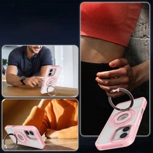Sh Ticaret Iphone 16 Banza Magsafe Standlı Kapak - Pembe