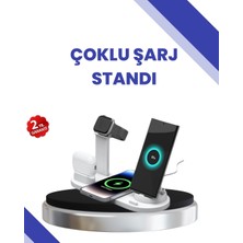 Shoplet Buğz Masaüstü Düzenleyici 4’ü 1 Arada Kablosuz Şarj Aksesuarı