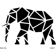 Airbrush Tattoo Kağıttan Fil Yapışkanlı Stencil Süsleme ve Boyama Kalıbı