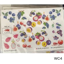 Gala Smart  Stıcker Naıl Art No:wc-4