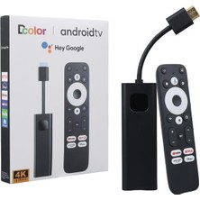 Magbox Magroid Gd1 D Color Lisanslı 16 GB HDD / 2 GB Ram 4K Android Tv Stick