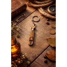 Seymen Bıçakçılık El Yapımı Ahşap Mini Enstrüman Anahtarlık – Tekli Set | Otantik Tasarım, Hediyelik & Koleksiyonluk