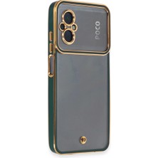 Eco Port Xiaomi Poco M5 Kılıf Liva Lens Silikon - Yeşil