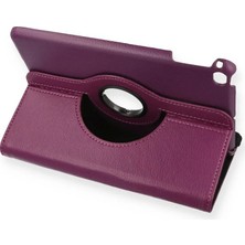 Magicool Ipad Mini 4 Kılıf 360 Tablet Deri Kılıf - Mürdüm