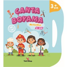 Yeti Kitap Çanta Boyama - Meslekler