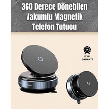 Eco Lounge Çok Yönlü Döner Başlıklı Vakumlu Araç Telefon Standı – Sert Yollarda Stabil Kullanım