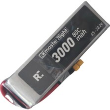 RC Masterflight 22.2V Li-Po Pil 3000MAH 80C 6s Lityum Polymer Batarya