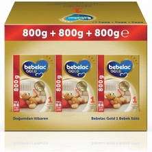 Hype Store Bebelac Gold 1 Devam Sütü 0-6 Ay 800 gr x 3 Adet 2400 gr