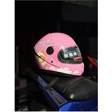 WututuMotors Çocuk Kaskı Sy 110 - Bulut Pembe