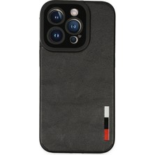 Epilons Newface Iphone 14 Kılıf Loop Deri Silikon - Siyah