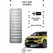 A&G Tuning Vw T-Roc Ayak Dinlendirme Pedalı Krom Ayak Dayama Pedalı